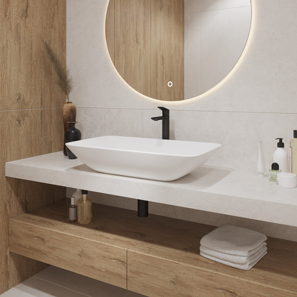 Изображение товара Умывальник Lauter 21886 + клапан 21190G + сифон 21635G (золото)