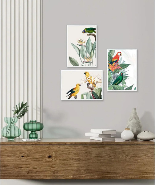 Изображение товара Постеры Citydecor Попугайчики 2 (3шт, 21x30)