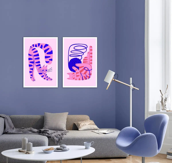 Изображение товара Постеры Citydecor Котик 11 (2шт, 40x60)