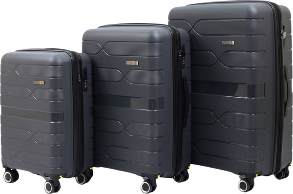 Изображение товара Чемодан на колесах PRIDE РР-204 (M, серый)