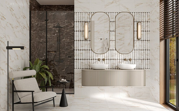 Изображение товара Плитка Unitile Капелла низ 04 (250x400, коричневый)