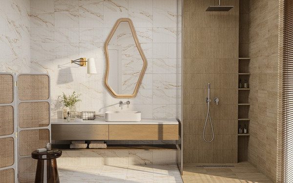 Изображение товара Плитка Unitile Муза низ 04 (250x400, бежевый)