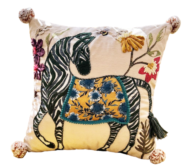 Изображение товара Чехол на подушку Arya Ethnic Zebra 45x45 (разноцветный)