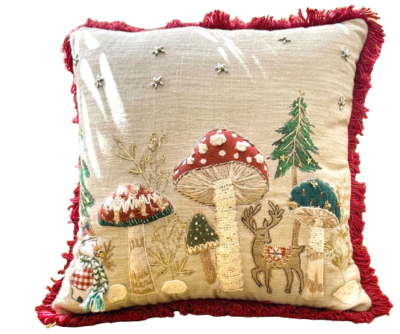 Изображение товара Чехол на подушку Arya Holly Mushrooms 45x45 (разноцветный)