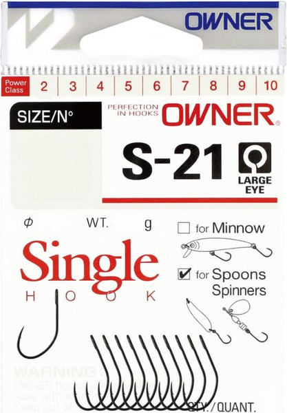Изображение товара Набор крючков рыболовных Owner S-21 BC №6 / 51572-06 (10шт)