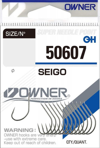 Изображение товара Набор крючков рыболовных Owner Seigo nickel №12 / 50607-12 (14шт)
