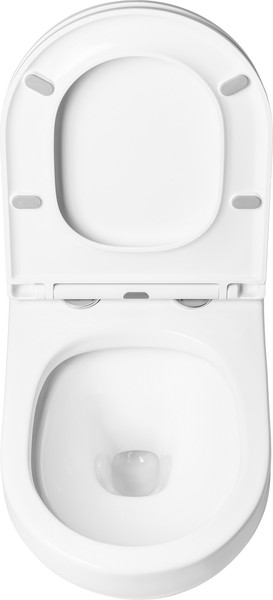 Изображение товара Унитаз подвесной с инсталляцией Saniteco KW-9009W + 64117 + S-IN-MZ-LINK_PRO