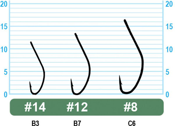 Изображение товара Набор крючков рыболовных Owner Straw Hook w/eye brown №12 / 53157-12 (15шт)