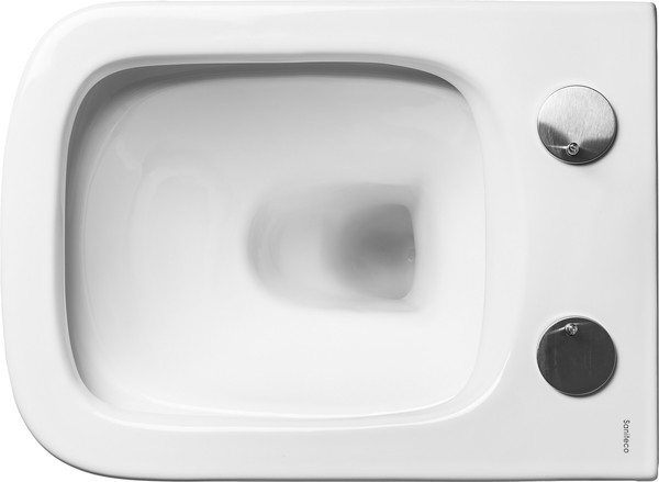 Изображение товара Унитаз подвесной с инсталляцией Saniteco KW-9004WS + 63535 + S-IN-MZ-LINK_PRO