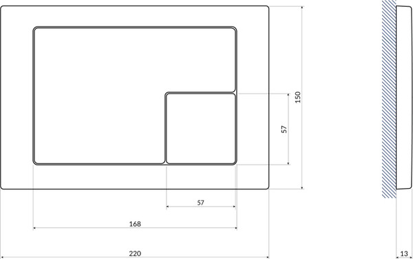 Изображение товара Унитаз подвесной с инсталляцией Saniteco KW-99048 + 64077 + S-IN-MZ-LINK_PRO