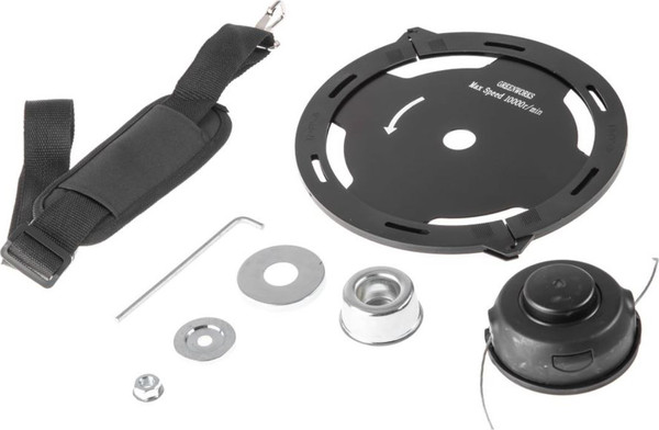 Изображение товара Триммер аккумуляторный Greenworks 40В / 1301507 (без акб и зу)