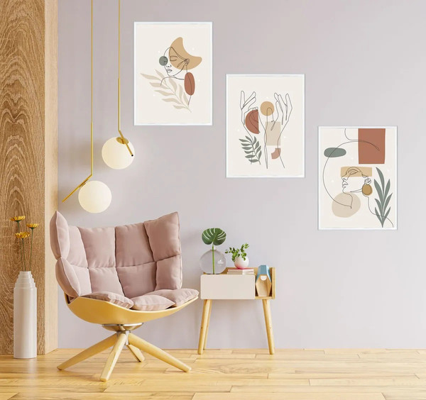 Изображение товара Постеры Citydecor Абстракция 4 (3шт, 30x40)