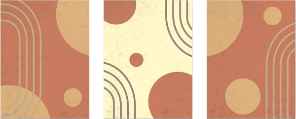 Изображение товара Постеры Citydecor Абстракция 6 (3шт, 30x40)