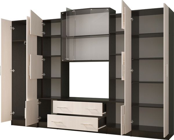 Изображение товара Стенка Евва Престиж / АЭП Ш1.01 (венге/бодега)