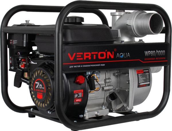 Изображение товара Мотопомпа Verton WP 80/1000 / 01.17548.17553