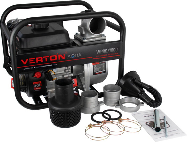 Изображение товара Мотопомпа Verton WP 80/1000 / 01.17548.17553