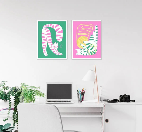 Изображение товара Постеры Citydecor Котик 7 (2шт, 30x40)