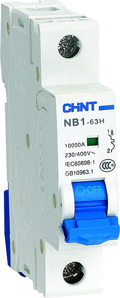 Изображение товара Выключатель автоматический Chint NB1-63H 1P 6А / 179779