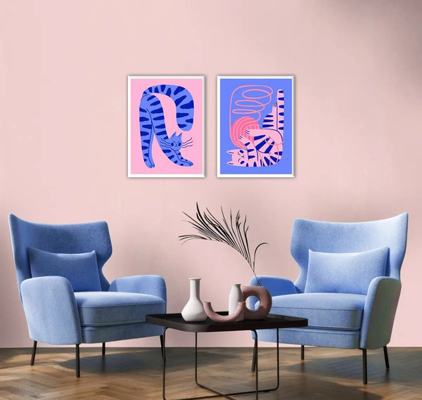 Изображение товара Постеры Citydecor Котик 9 (2шт, 30x40)