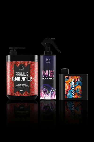 Изображение товара Набор косметики для волос Hair Sekta Все виды уходов в одном: Горячий Холодный СПА (500мл)