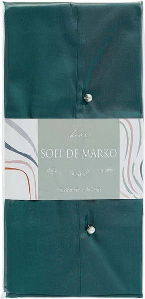 Изображение товара Наволочка Sofi de Marko Premium Mako 50x70 / Нав-Пм-зел-50х70 (зеленый)