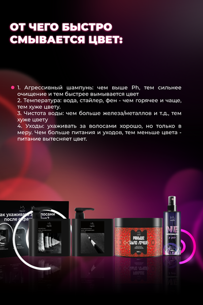 Изображение товара Набор косметики для волос Hair Sekta Дя ухода после окрашивания (стандартный)