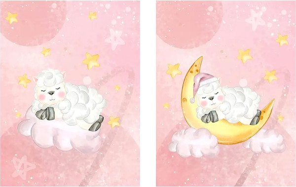 Изображение товара Постеры Citydecor Овечки 26 (2шт, 30x40)