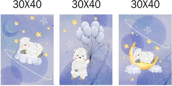 Изображение товара Постеры Citydecor Овечки 29 (3шт, 30x40)