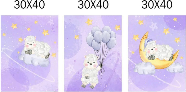 Изображение товара Постеры Citydecor Овечки 32 (3шт, 30x40)