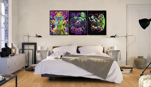 Изображение товара Постеры Citydecor Рик и Морти 6 (3шт, 30x40)