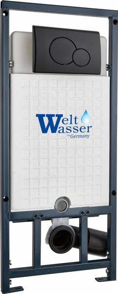 Изображение товара Унитаз подвесной с инсталляцией Saniteco KW-9004W + Marberg 507 RD MT-BL + Marberg 507