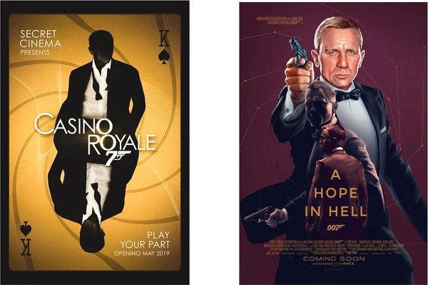 Изображение товара Постеры Citydecor Джеймс Бонд 3 (2шт, 40x60)