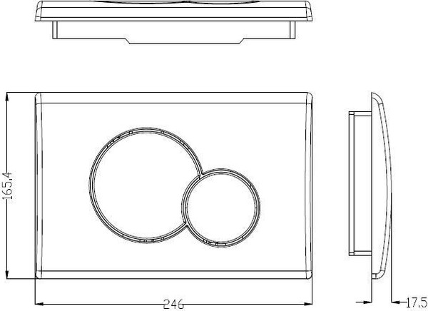 Изображение товара Унитаз подвесной с инсталляцией Saniteco KW-9010W + Marberg 507 RD MT-BL + Marberg 507