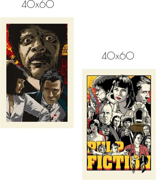 Изображение товара Постеры Citydecor Криминальное чтиво 3 (2шт, 40x60)