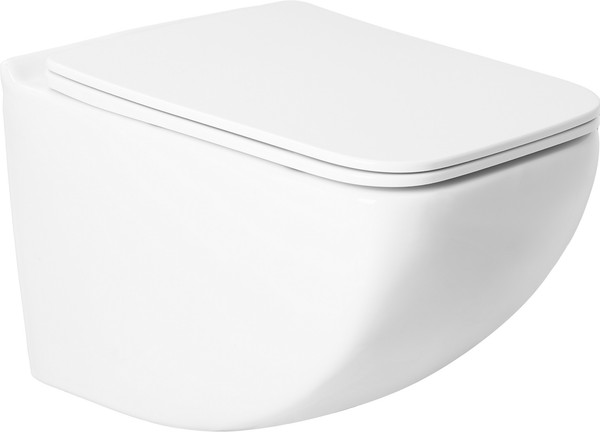 Изображение товара Унитаз подвесной с инсталляцией Saniteco KW-99048 + Marberg 507 SE GL-WT + Marberg 507