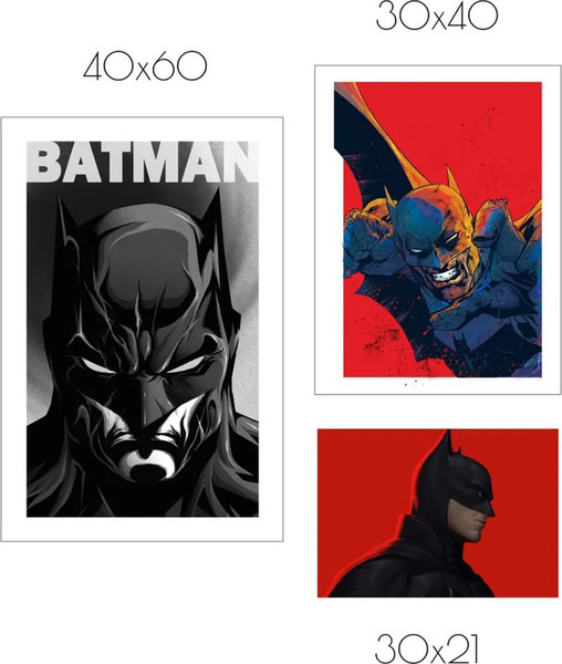 Изображение товара Постеры Citydecor Batman 5 (3шт)