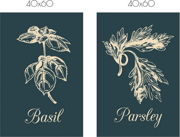 Изображение товара Постеры Citydecor Специи 2 (2шт, 40x60)