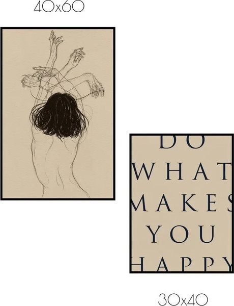 Изображение товара Постеры Citydecor Body 9 (2шт)