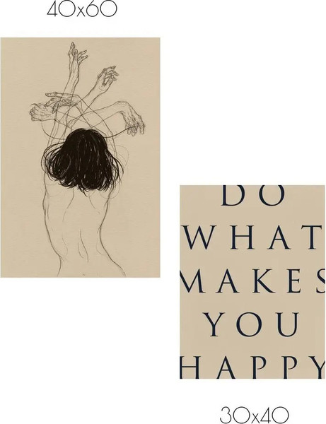 Изображение товара Постеры Citydecor Body 9 (2шт)