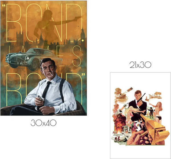 Изображение товара Постеры Citydecor Джеймс Бонд 4 (2шт)