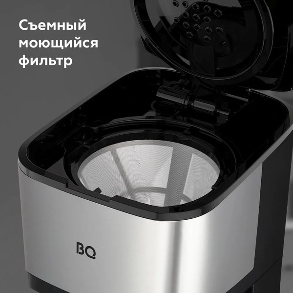 Изображение товара Капельная кофеварка BQ CM2007 (черный/стальной)