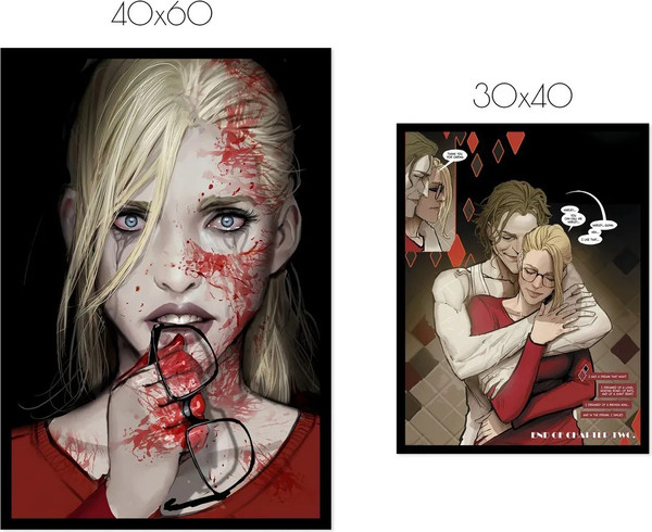 Изображение товара Постеры Citydecor Харли Квинн 6 (2шт)