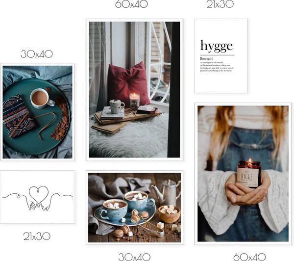 Изображение товара Постеры Citydecor Hygge 1 (6шт)