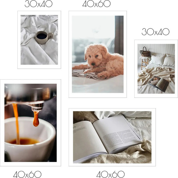 Изображение товара Постеры Citydecor Hygge 3 (5шт)