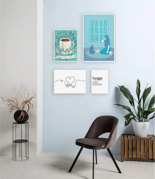 Изображение товара Постеры Citydecor Hygge 4 (4шт)