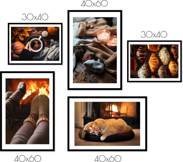 Изображение товара Постеры Citydecor Hygge 7 (5шт)