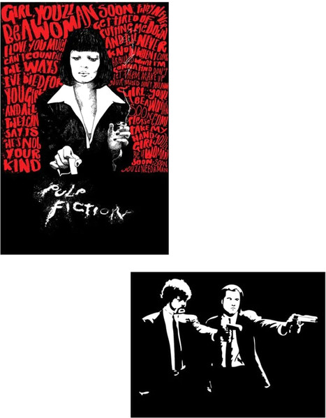 Изображение товара Постеры Citydecor Криминальное чтиво 6 (2шт)