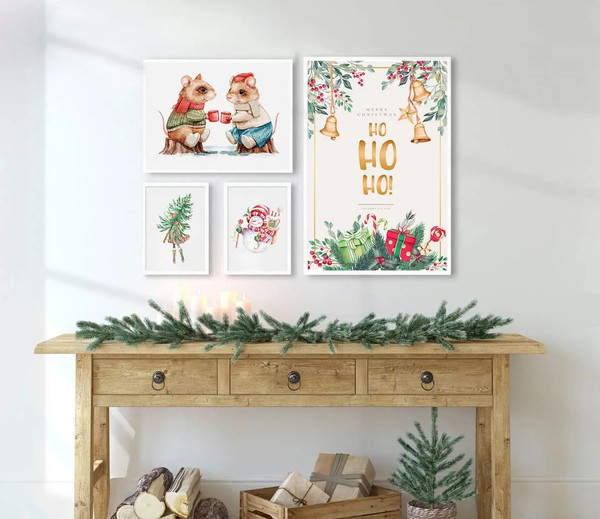 Изображение товара Постеры Citydecor New Year 3 (4шт)