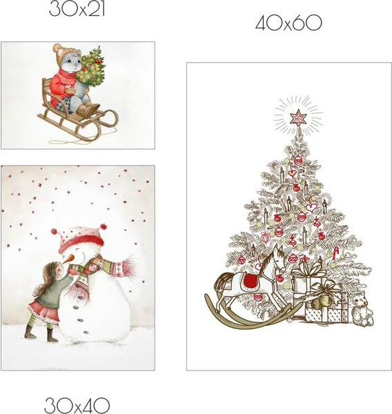 Изображение товара Постеры Citydecor New Year 5 (3шт)