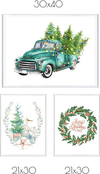 Изображение товара Постеры Citydecor New Year 6 (3шт)